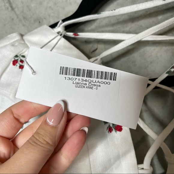 Reformation Lianne Linen Dress sz 0 - Picture 10 of 14